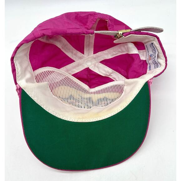 Vintage Satin Cape Hatteras North Carolina Strap Hat Cap Swordfish USA - Picture 7 of 9